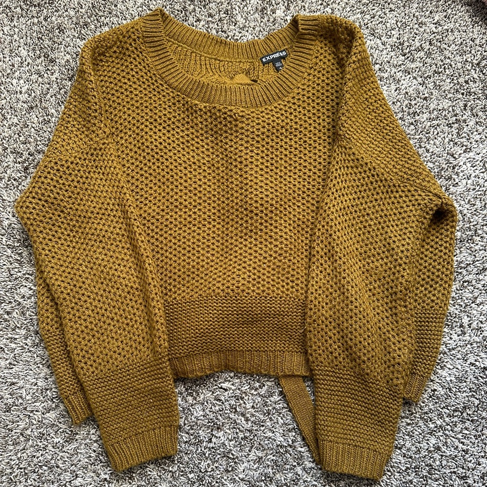 Express - S - Fall Oversized Sweater - Picture 2 of 4